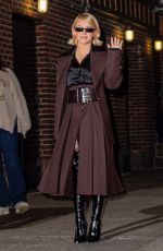 SYDNEY SWEENEY Arrives at Late Show with Stephen Colbert in New York 11/05/2025