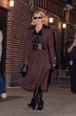 SYDNEY SWEENEY Arrives at Late Show with Stephen Colbert in New York 11/05/2025