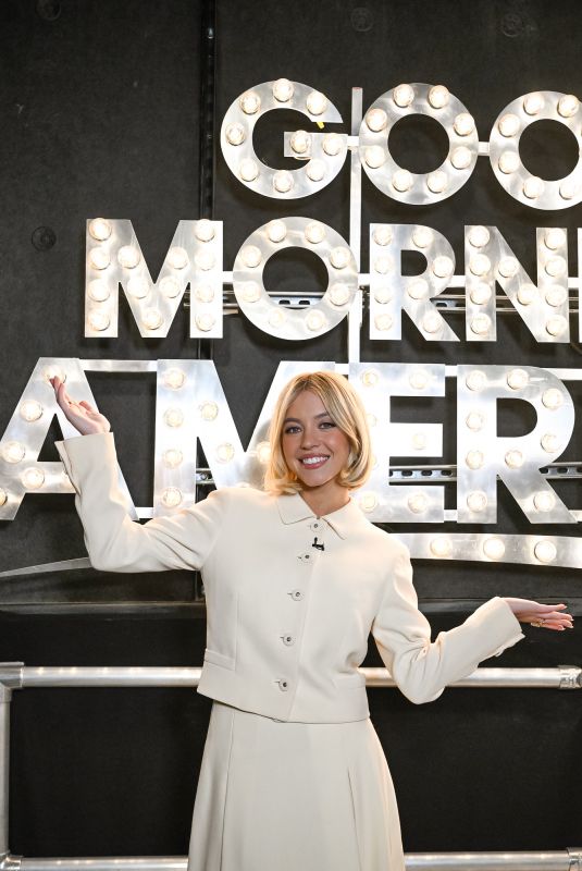 SYDNEY SWEENEY at Good Morning America 11/04/2025