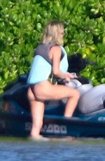 SYDNEY SWEENEY in Bikini Riding Jet Skis with Friends in Florida 11/24/2025