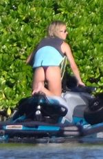 SYDNEY SWEENEY in Bikini Riding Jet Skis with Friends in Florida 11/24/2025
