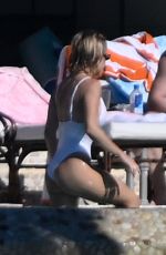 SYDNEY SWEENEY in Swimsuit at a Pool at Her Home in Florida 11/23/2025