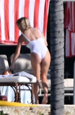 SYDNEY SWEENEY in Swimsuit at a Pool at Her Home in Florida 11/23/2025