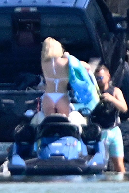 SYDNEY SWEENEY Riding Jet Skis with Friends at Her Home in Florida 11/23/2025