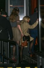 TAYLOR SWIFT and SABRINA CARPENTER Night Out in New York City 11/07/2025