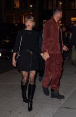 TAYLOR SWIFT and Travis Kelce Arrives at Zero Bond in New York City 11/06/2025