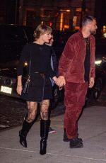 TAYLOR SWIFT and Travis Kelce Arrives at Zero Bond in New York City 11/06/2025
