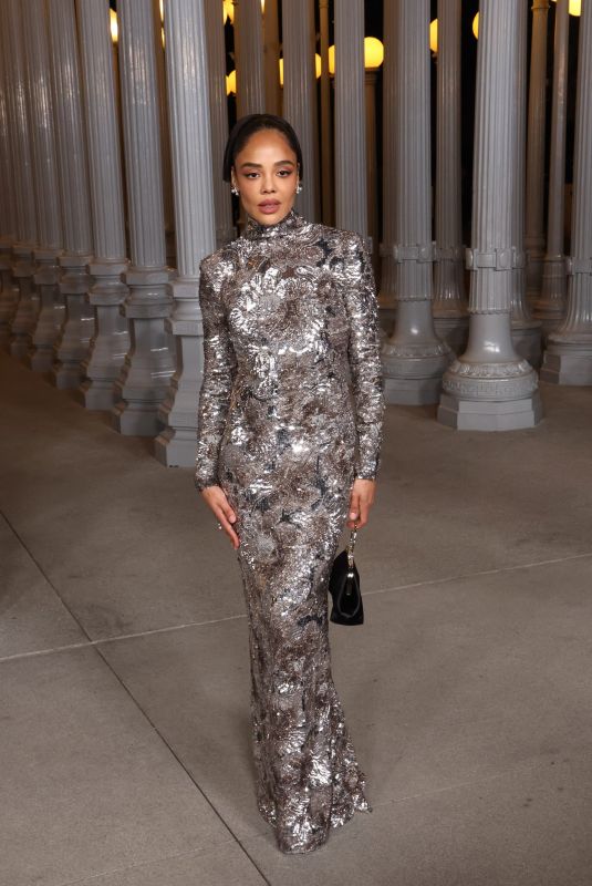 TESSA THOMPSON at 2025 LACMA Art+Film Gala at Los Angeles County Museum of Art 11/01/2025