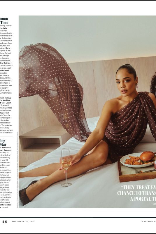 TESSA THOMPSON in The Hollywood Reporter, November 2025