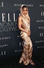 TEYANA TAYLOR at ELLE 2025 Women in Hollywood Celebration in Los Angeles 11/17/2025