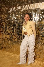 TINASHE at Sol de Janeiro 2025 Holiday Launch Event in New York 11/11/2025