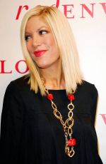 TORI SPELLING at Red Envelope Holiday Collection Party in New York City 11/06/2007