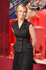 UMA THURMAN at Printemps Haussmann Store Christmas Opening in Paris 11/04/2016