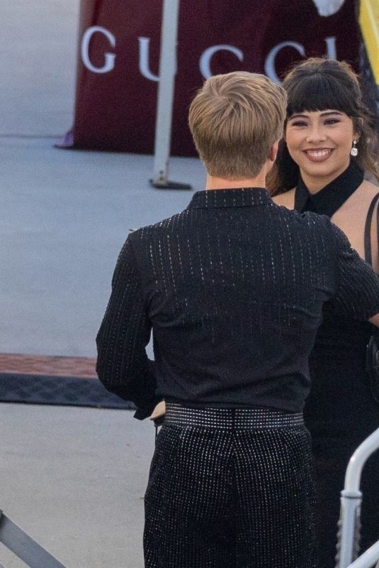 XOCHITL GOMEZ Hangs Out Backstage with Robert Irwin Before Dancing with the Stars Finale in Los Angeles 11/25/2025