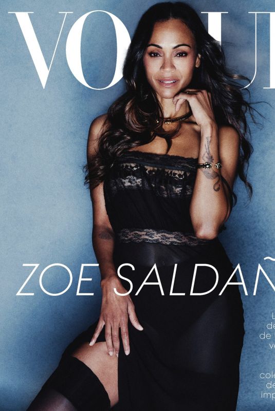 ZOE SALDANA for Vogue Mexico, December 2025