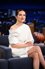 ZOEY DEUTCH at Tonight Show Starring Jimmy Fallon in New York 11/24/2025