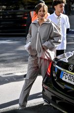 ADELE EXARCHOPOULOS Arrives at Lacoste Show at Paris Fashion Week 10/05/2025