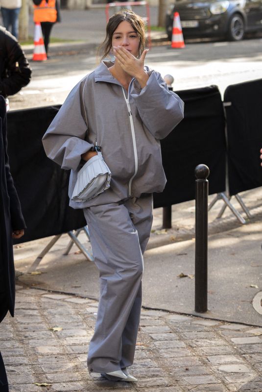 ADELE EXARCHOPOULOS Arrives at Lacoste Show at Paris Fashion Week 10/05/2025