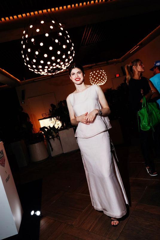 ALEXANDRA DADDARIO at TAG Heuer x Fragment Art Basel Launch Event in Miami 12/03/2025