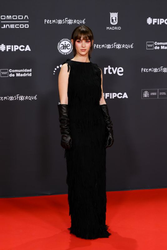 ALICIA FALCO at 31st Jose Maria Forque Awards in Madrid 12/13/2025
