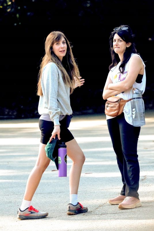 ALISON BRIE Out Hiking with a Friend in Los Angeles 12/05/2025