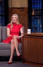 AMANDA SEYFRIED at Late Night with Seth Meyers 12/10/2025
