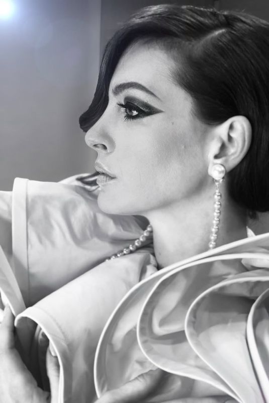 ANNE HATHAWAY at a Photoshoot 12/10/2025