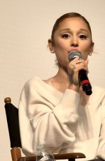 ARIANA GRANDE at a Special Wicked: For Good Q&A at Writers Guild Theater in Beverly Hills 12/04/2025