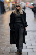 ASHLEY ROBERTS Arrives at Heart Radio Studio in London 12/18/2025