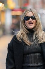 ASHLEY ROBERTS Arrives at Heart Radio Studio in London 12/18/2025