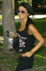 AUDRINA PATRIDGE Heading to a Gym in Hollywood 03/21/2008