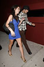 AUDRINA PATRIDGE Partying at Dolce Enoteca Restaurant in West Hollywood 05/20/2008