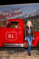 AVA PHILLIPPE at Ralph Lauren Holiday Experience in West Hollywood 12/05/2025