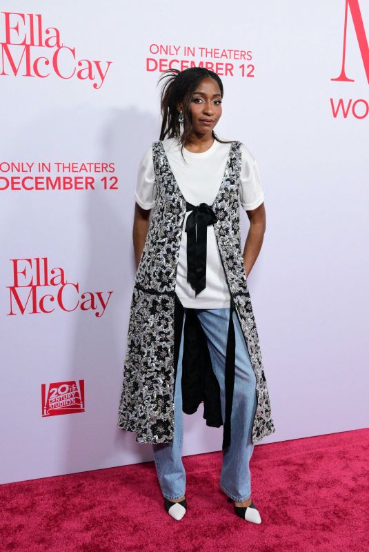 AYO EDEBIRI at Ella McCay Premiere at El Capitan Theatre in Los Angeles 12/09/2025