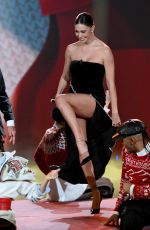 BELEN RODRIGUEZ at Rai 1 Christmas Dinner TV Show in Milan 12/24/2025