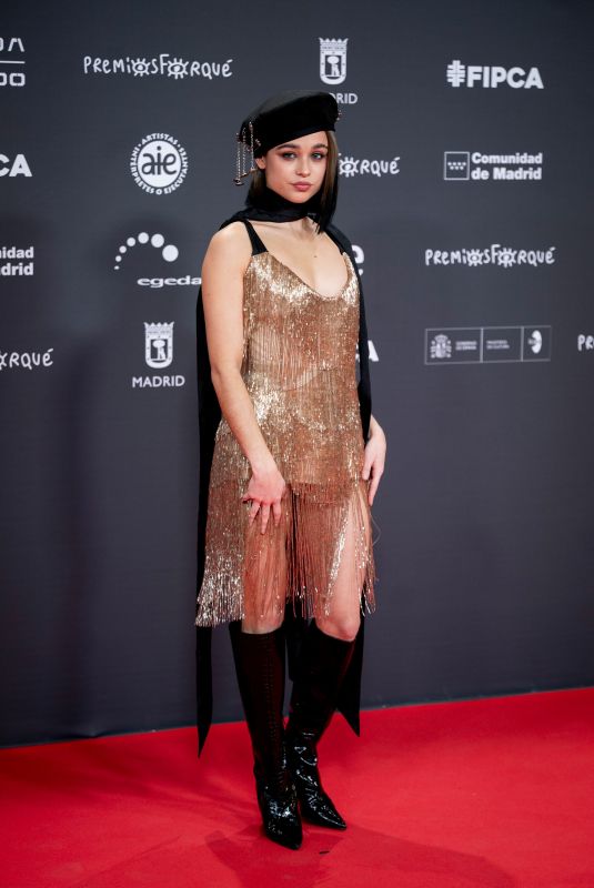 BERTA CASTANE at 31st Jose Maria Forque Awards in Madrid 12/13/2025
