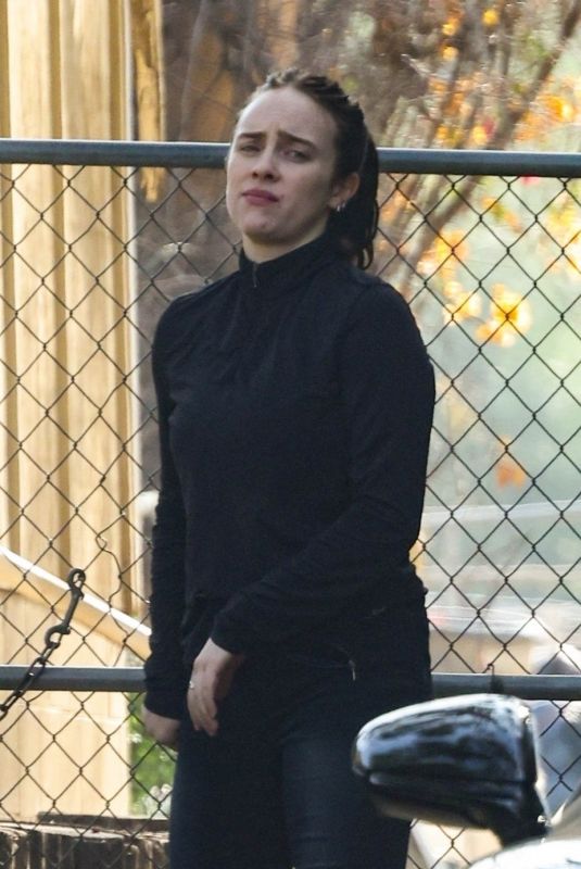 BILLIE EILISH Arrives at an Equestrian Facility in Los Angeles 11/29/2025