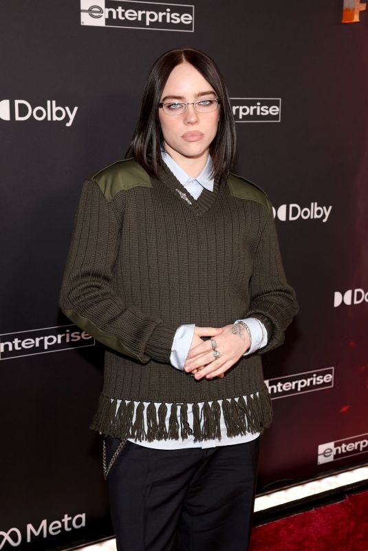 BILLIE EILISH at Avatar: Fire and Ash World Premiere in Hollywood 12/01/2025