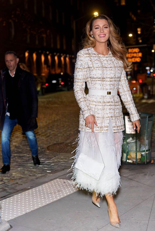 BLAKE LIVELY Out and About in New York City 12/08/2025
