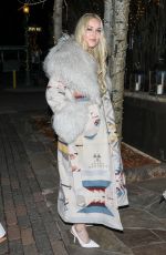 BROOKS NADER and Her Sister Out with LINDSEY VONN at Casa Tua in Aspen 12/25/2025