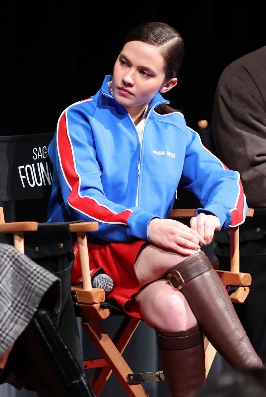 CAILEE SPAENY at SAG-AFTRA Foundation Conversations: Wake Up Dead Man: A Knives Out Mystery in New York City 12/09/2025