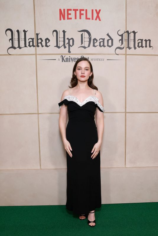 CAILEE SPAENY at Wake Up Dead Man: A Knives Out Mystery Fan Screening in New York City 12/09/2025