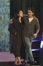 CAYLEE COWAN and Casey Affleck Leaves Holiday Party in Hollywood 12/13/2025