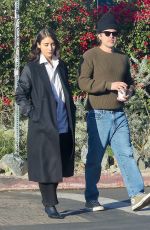 CAYLEE COWAN and Casey Affleck Out for Lunch at All Time in Los Feliz 12/22/2025