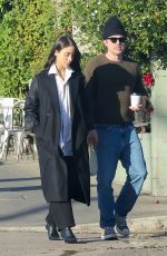 CAYLEE COWAN and Casey Affleck Out for Lunch at All Time in Los Feliz 12/22/2025