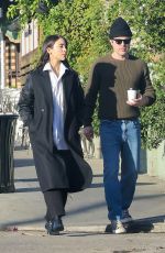 CAYLEE COWAN and Casey Affleck Out for Lunch at All Time in Los Feliz 12/22/2025