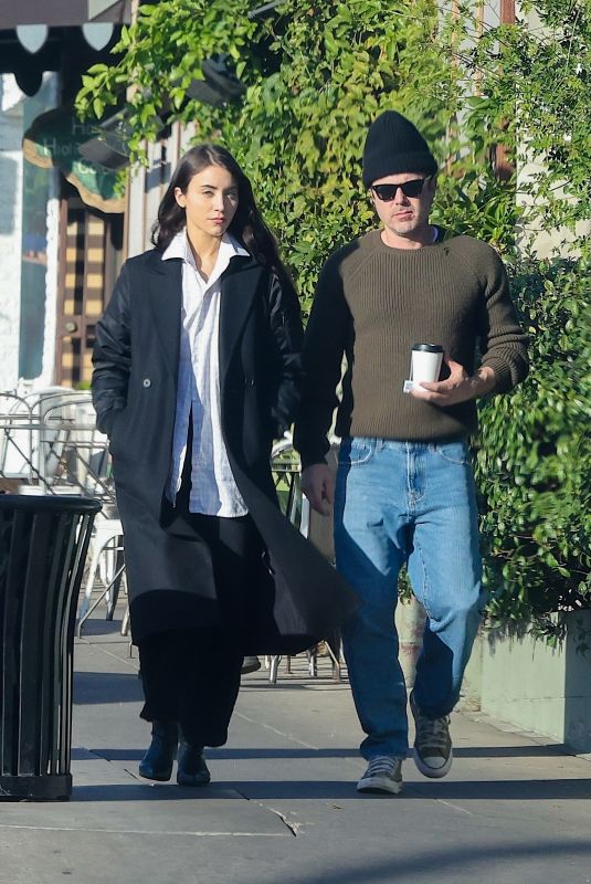 CAYLEE COWAN and Casey Affleck Out for Lunch at All Time in Los Feliz 12/22/2025