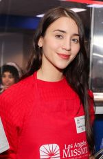 CAYLEE COWAN at Hope The Mission Annual Christmas Celebration on Skid Row in Los Angeles 12/19/2025