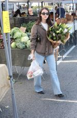 CAYLEE COWAN Out Shopping at Farmers Market in Los Angeles 12/21/2025