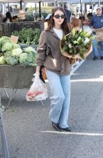 CAYLEE COWAN Out Shopping at Farmers Market in Los Angeles 12/21/2025